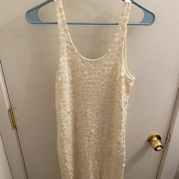 Venus White Sequin Dress Size Medium - Picture 3 of 4